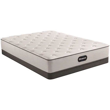 King 12" Medium Pocketed Coil Mattress and 5" Low Profile Foundation